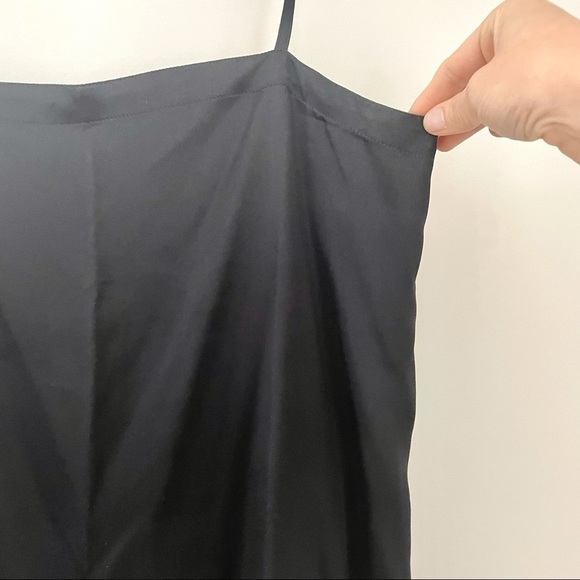 Vintage Escada Black 100% Silk Shell Blouse Spaghetti Strap Top 36 - Picture 3 of 7